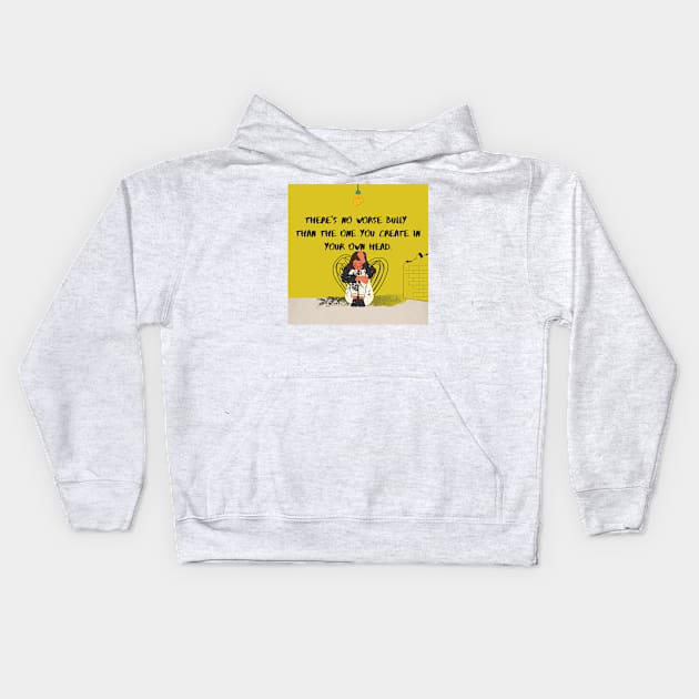 Be kind to yourself Kids Hoodie by FilMate